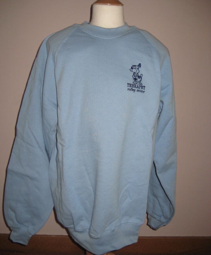 Therapet sweat shirt sky blue