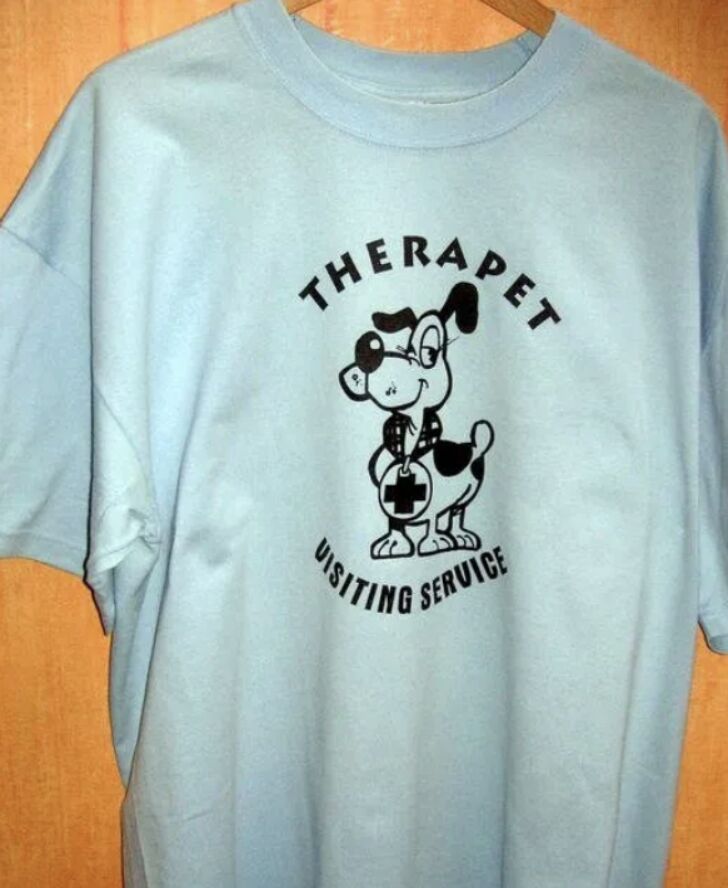 Therapet t shirt sky blue